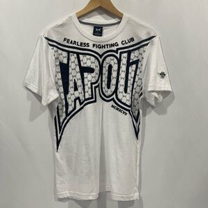 Tapout Black and White Fearless Fighting Club Tee